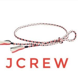Jcrew woven tie belt